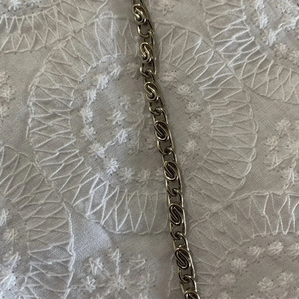 Moni Couture stunning ivory bronze beaded clutch shoulder evening formal bag EUC